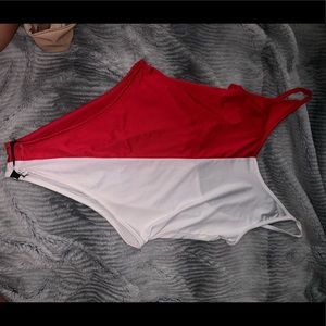 Colorblock body suit